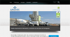 Desktop Screenshot of prefabricadosleflet.com